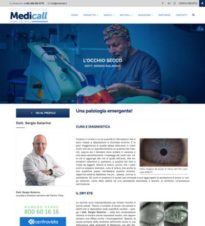 Sergio Solarino parla dell'occhio secco su Medicall